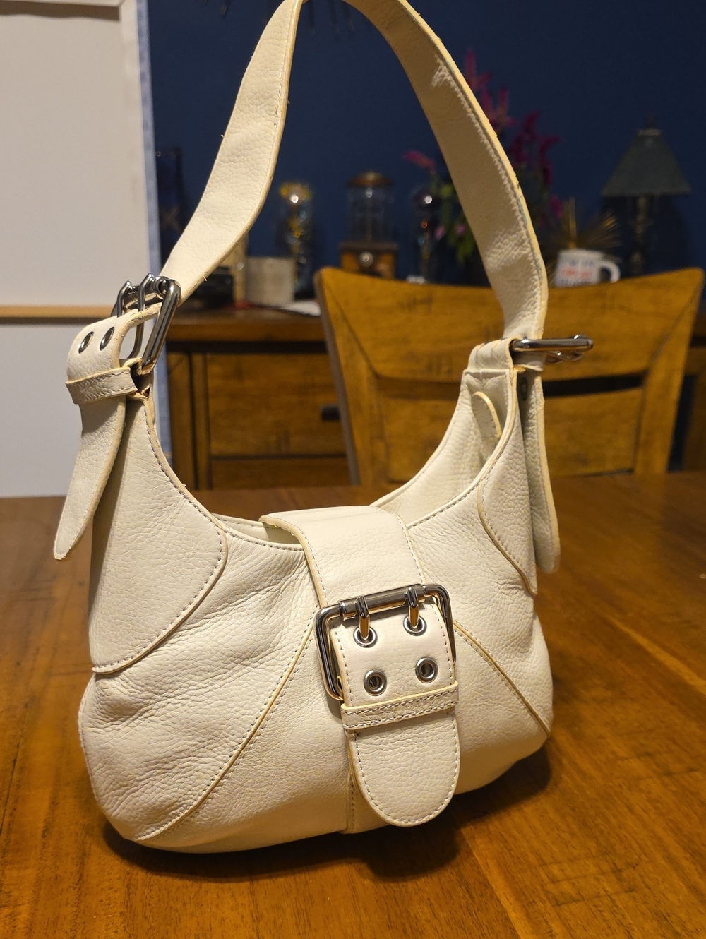 Furla Vintage grained leather hobo shoulder bag - Picture 16 of 16